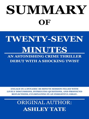 cover image of Summary and Study Guide of Twenty-Seven Minutes by Ashley Tate